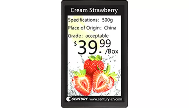 century introduces colora lf101 a full color dynamic display lcd price tag single side or also double side available 1